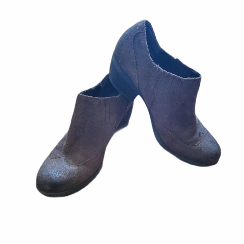 Kork-Ease Korks Brown Leather Ankle Bootie Shootie Size 6.5